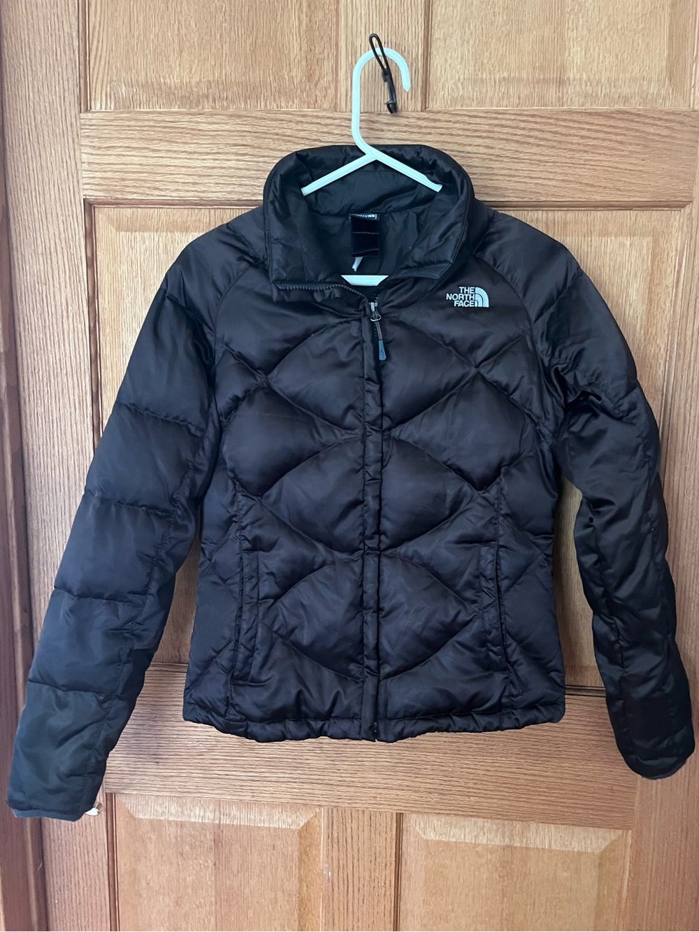 The North Face 550 Women's Brown Quilted Down Puffer Jacket
